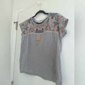 🌞 Sundance Embroidered Tee Johnny Was Embroidered Tee Bohemian Blouse 🌞